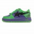 A BATHING APE BAPE STA LOW GREEN SNEAKER