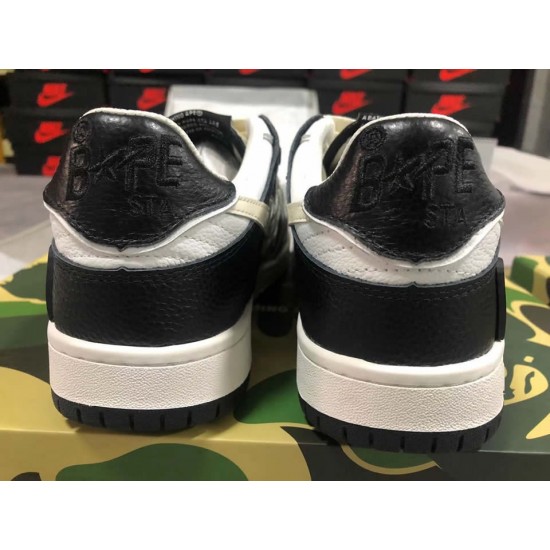 A BATHING APE BAPE STA LOW WHITE CAMOUFLAGE