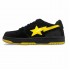 A BATHING APE BAPE STA LOW BLACK YELLOW