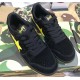 A BATHING APE BAPE STA LOW BLACK YELLOW A BATHING APE BAPE STA LOW BLACK YELLOW