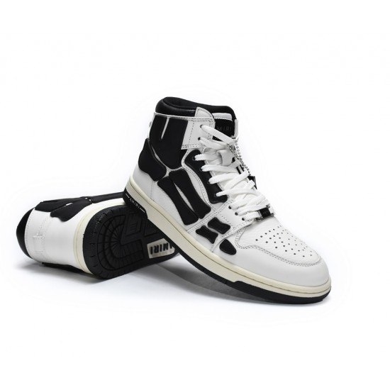 A.M.I.R.I Skel Top High White Black MFS002-009 A.M.I.R.I Skel Top High White Black MFS002-009