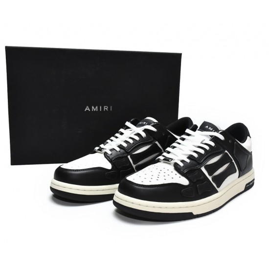 A.M.I.R.I Skel Top Low Black White MFS003-004 A.M.I.R.I Skel Top Low Black White MFS003-004