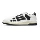 A.M.I.R.I Skel Top Low White Black MFS003-111