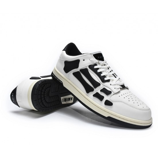A.M.I.R.I Skel Top Low White Black MFS003-111 A.M.I.R.I Skel Top Low White Black MFS003-111