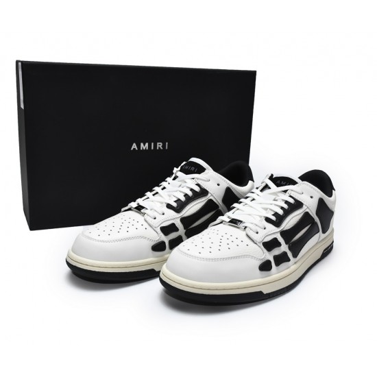 A.M.I.R.I Skel Top Low White Black MFS003-111 A.M.I.R.I Skel Top Low White Black MFS003-111