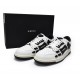 A.M.I.R.I Skel Top Low White Black MFS003-111