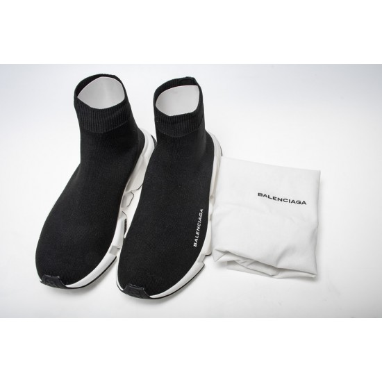 Balenciaga Speed Runner TESS S.GOMMA MAILLE NOIR Black White Sneaker Balenciaga Speed Runner TESS S.GOMMA MAILLE NOIR Black White Sneaker