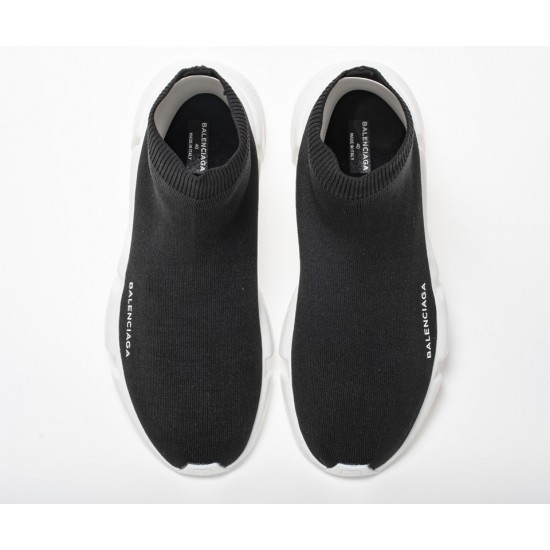 Balenciaga Speed Runner TESS S.GOMMA MAILLE NOIR Black White Sneaker Balenciaga Speed Runner TESS S.GOMMA MAILLE NOIR Black White Sneaker