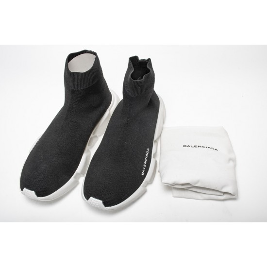 Balenciaga Speed Runner TESS S.GOMMA MAILLE NOIR Black White Sneaker Balenciaga Speed Runner TESS S.GOMMA MAILLE NOIR Black White Sneaker