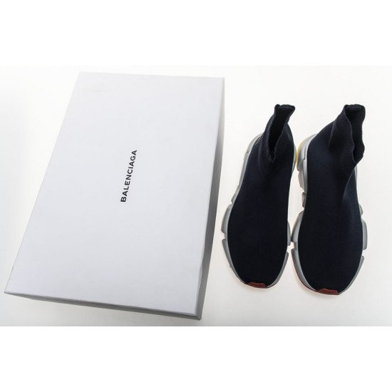 Balenciaga Speed Runner TESS S.GOMMA MAILLE NOIR Navy Blue Sneaker