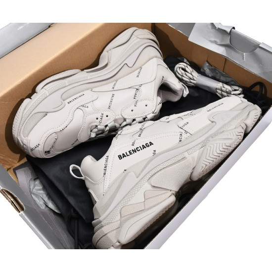 Balenciaga Triple S Letter Beige 524039 W2FA1 9710 Balenciaga Triple S Letter Beige 524039 W2FA1 9710