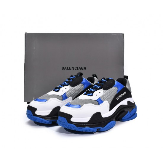 Balenciaga Triple S Black White Blue 536737 W2CA1 4124 Balenciaga Triple S Black White Blue 536737 W2CA1 4124