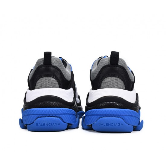 Balenciaga Triple S Black White Blue 536737 W2CA1 4124 Balenciaga Triple S Black White Blue 536737 W2CA1 4124