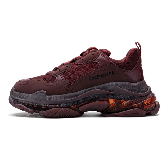 Balenciaga Triple S Red Wine 541624 W09E1 1628 Balenciaga Triple S Red Wine 541624 W09E1 1628