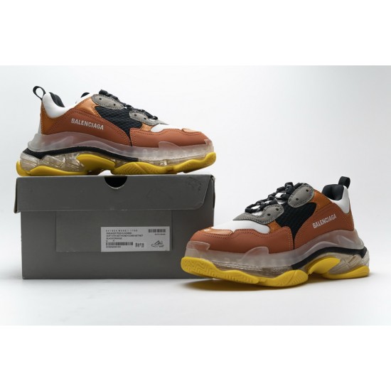 Balenciaga Triple S Black Orange 541624 W09E1 1766 Balenciaga Triple S Black Orange 541624 W09E1 1766