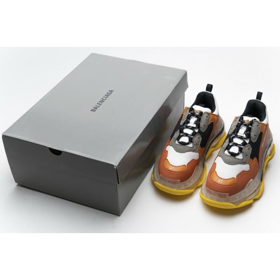 Balenciaga Triple S Black Orange 541624 W09E1 1766 Balenciaga Triple S Black Orange 541624 W09E1 1766