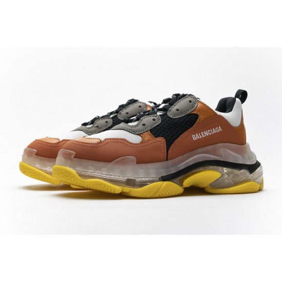 Balenciaga Triple S Black Orange 541624 W09E1 1766 Balenciaga Triple S Black Orange 541624 W09E1 1766