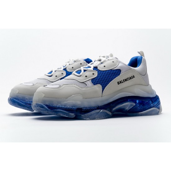 Balenciaga Triple S White Blue 541624W09E11772 Balenciaga Triple S White Blue 541624W09E11772