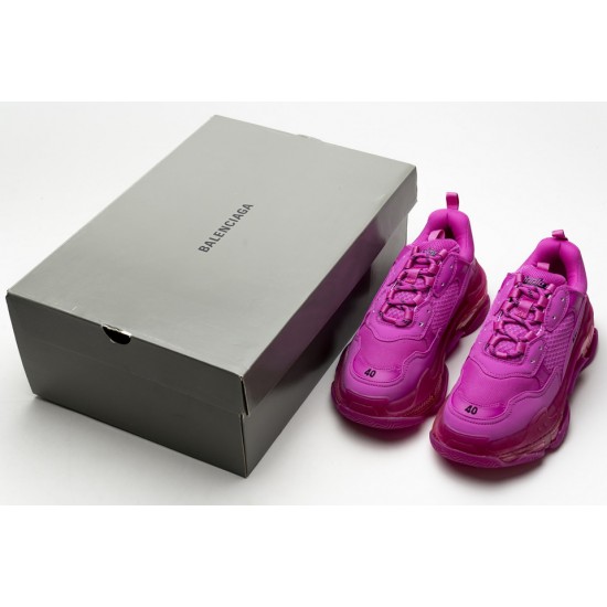 Balenciaga Triple S Plum Red 541624 W09O1 2132