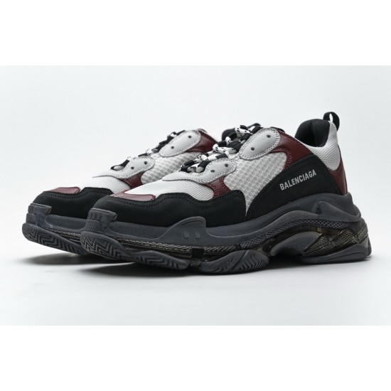 Balenciaga Triple S Black Brown Red 541624 W09O1 2268 Balenciaga Triple S Black Brown Red 541624 W09O1 2268