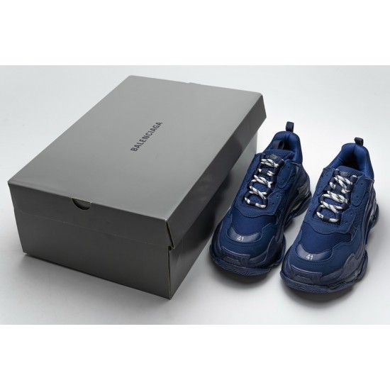 Balenciaga Triple S Dark Blue 541624 W09O1 4107 Balenciaga Triple S Dark Blue 541624 W09O1 4107