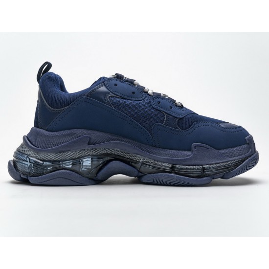 Balenciaga Triple S Dark Blue 541624 W09O1 4107 Balenciaga Triple S Dark Blue 541624 W09O1 4107