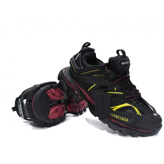 Balenciaga Tess S. Black Red Yellow 542023 W1GB1 6162 Balenciaga Tess S. Black Red Yellow 542023 W1GB1 6162