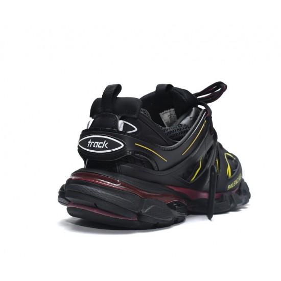 Balenciaga Tess S. Black Red Yellow 542023 W1GB1 6162 Balenciaga Tess S. Black Red Yellow 542023 W1GB1 6162