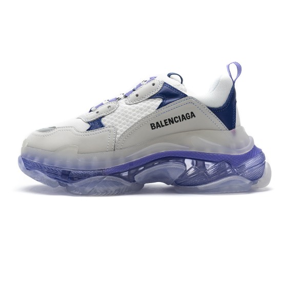 Balenciaga Triple S White Purple 544351 W09E1 1322