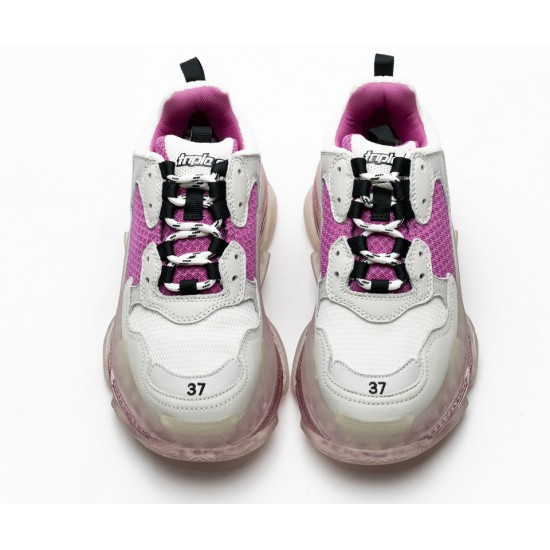 Balenciaga Triple S Purple Red 544351 W09E1 1633 Balenciaga Triple S Purple Red 544351 W09E1 1633