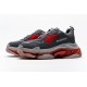 Balenciaga Triple S Grey Red 544351 W09O1 2262 Balenciaga Triple S Grey Red 544351 W09O1 2262