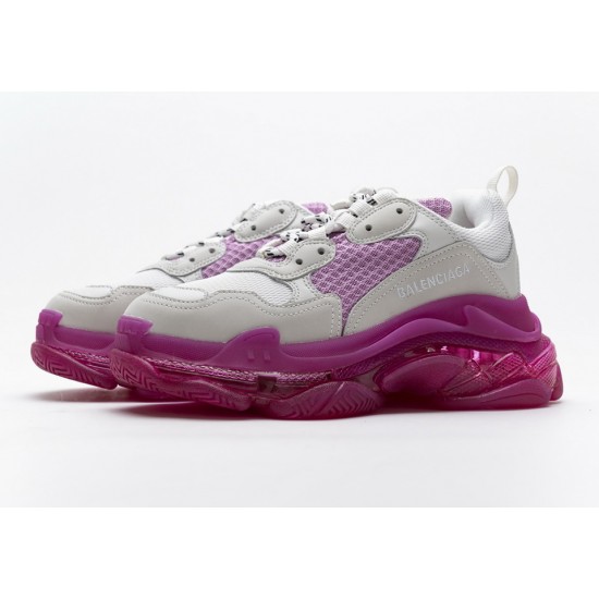 Balenciaga Triple S White Pink 544351 W09O1 2281 Balenciaga Triple S White Pink 544351 W09O1 2281