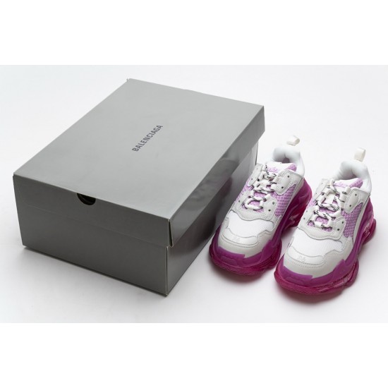 Balenciaga Triple S White Pink 544351 W09O1 2281 Balenciaga Triple S White Pink 544351 W09O1 2281
