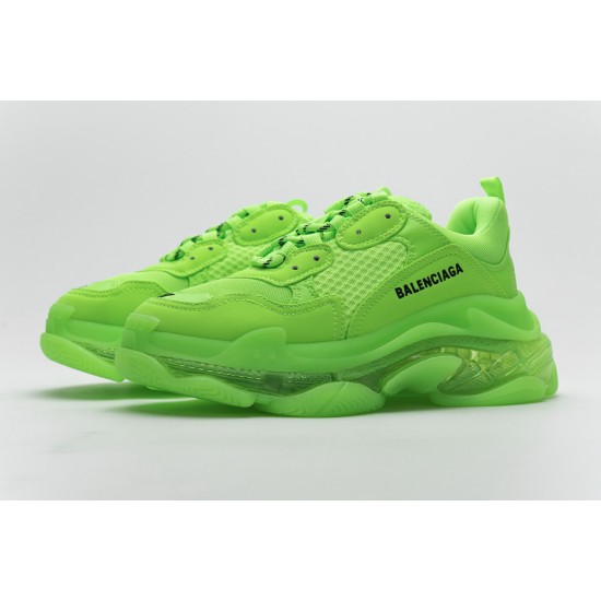 Balenciaga Triple S Fluorescent Green 544351 W09O1 3802 Balenciaga Triple S Fluorescent Green 544351 W09O1 3802