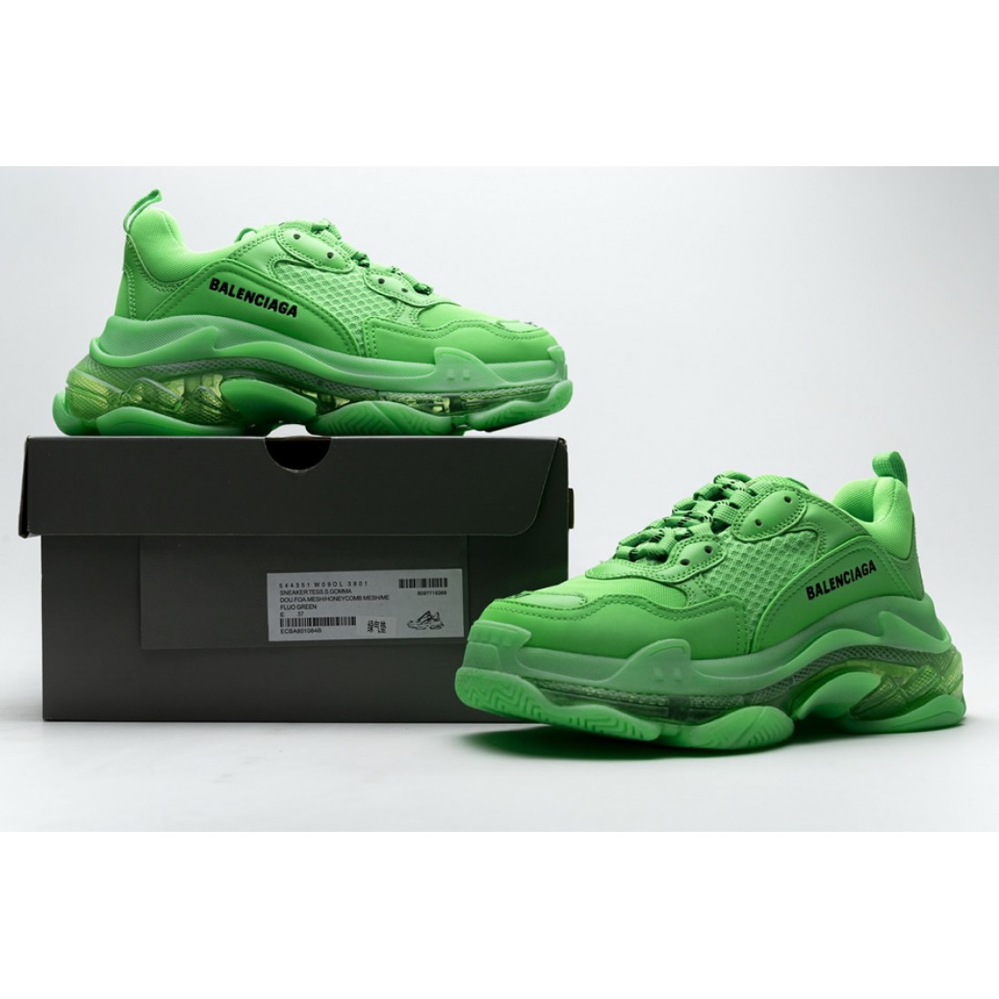 balenciaga triple s green