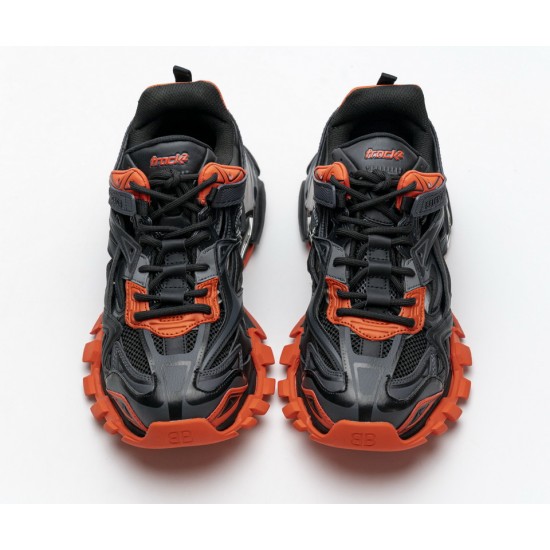 Balenciaga Track 2 Sneaker Dark Grey Orange 570391W2GN12002 Balenciaga Track 2 Sneaker Dark Grey Orange 570391W2GN12002