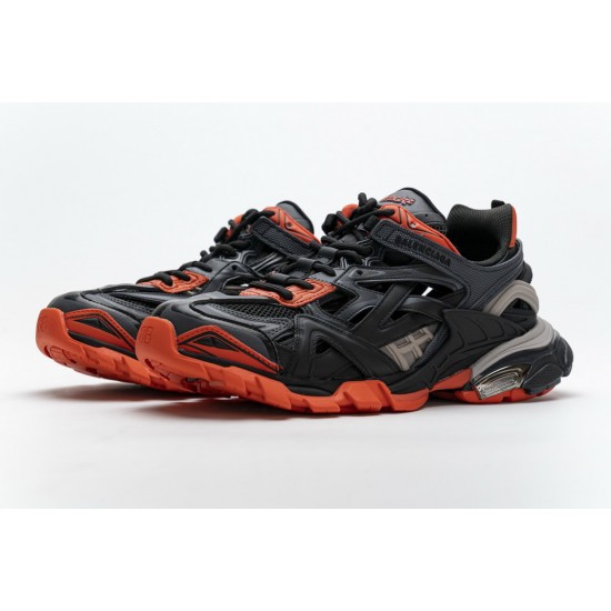 Balenciaga Track 2 Sneaker Dark Grey Orange 570391W2GN12002 Balenciaga Track 2 Sneaker Dark Grey Orange 570391W2GN12002