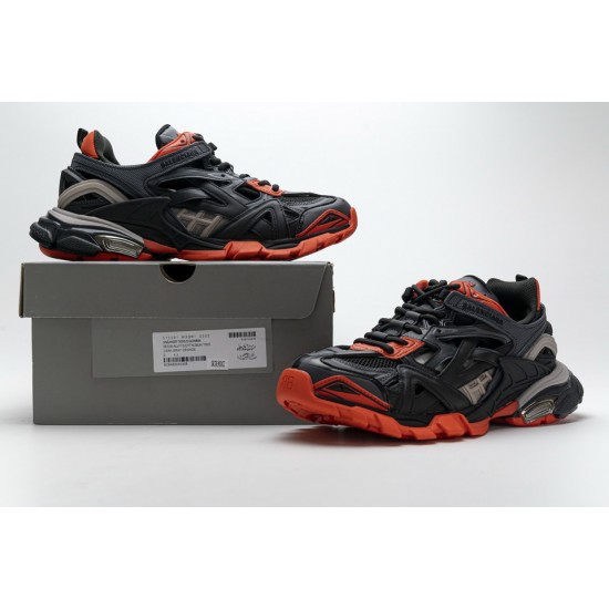 Balenciaga Track 2 Sneaker Dark Grey Orange 570391W2GN12002 Balenciaga Track 2 Sneaker Dark Grey Orange 570391W2GN12002