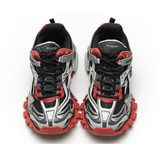 Balenciaga Track 2 Sneaker Grey Red 570391W2GN31003 Balenciaga Track 2 Sneaker Grey Red 570391W2GN31003
