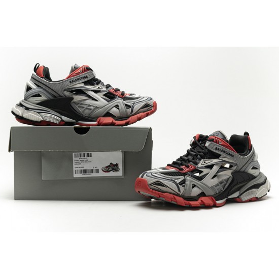 Balenciaga Track 2 Sneaker Grey Red 570391W2GN31003 Balenciaga Track 2 Sneaker Grey Red 570391W2GN31003
