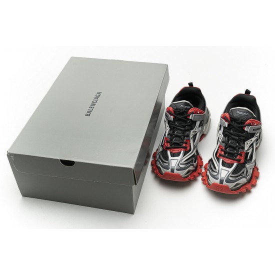 Balenciaga Track 2 Sneaker Grey Red 570391W2GN31003 Balenciaga Track 2 Sneaker Grey Red 570391W2GN31003
