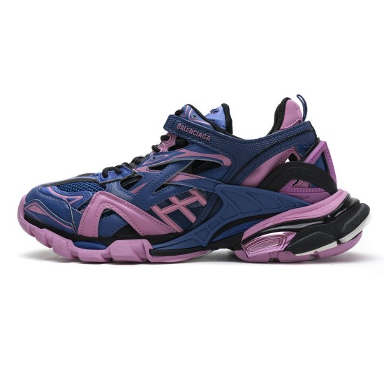 Blenciaga Track 2 Sneaker Blue Pink 570391 W2GN3 4050 Blenciaga Track 2 Sneaker Blue Pink 570391 W2GN3 4050