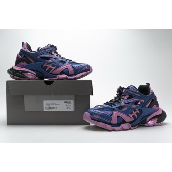Blenciaga Track 2 Sneaker Blue Pink 570391 W2GN3 4050 Blenciaga Track 2 Sneaker Blue Pink 570391 W2GN3 4050