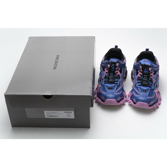 Blenciaga Track 2 Sneaker Blue Pink 570391 W2GN3 4050 Blenciaga Track 2 Sneaker Blue Pink 570391 W2GN3 4050