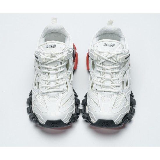 Blenciaga Track 2 Sneaker White Red Black 570391 W2GN3 9610 Blenciaga Track 2 Sneaker White Red Black 570391 W2GN3 9610