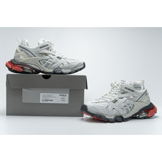 Blenciaga Track 2 Sneaker White Red Black 570391 W2GN3 9610 Blenciaga Track 2 Sneaker White Red Black 570391 W2GN3 9610