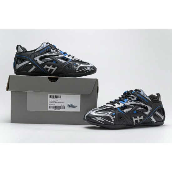 Balenciaga Drive Sneaker Black Blue 624343 W2FD1 1041