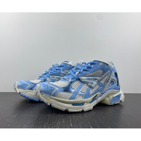 Balenciaga Runner 7.0 white blue 677403W3RB29744