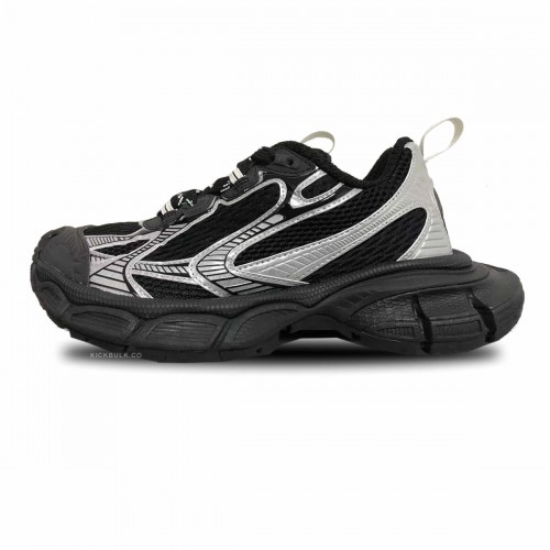 Balenciaga Runner Sneaker Black Silver 734733 W3RB5 0218