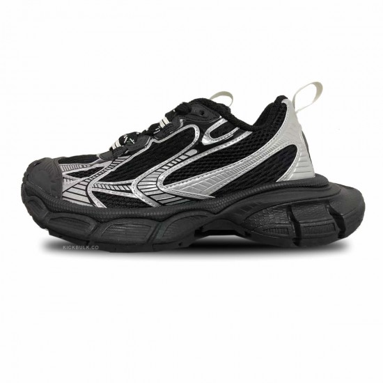 Balenciaga Runner Sneaker Black Silver 734733 W3RB5 0218 Balenciaga Runner Sneaker Black Silver 734733 W3RB5 0218